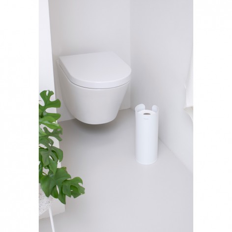 Держатель для хранения туалетной бумаги Brabantia ReNew, белый
