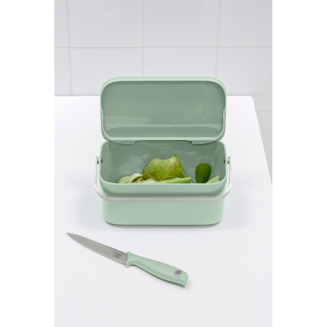 Контейнер для пищевых отходов Brabantia 1,8 л, зеленый нефрит