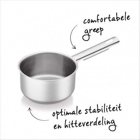 Набор кухонной посуды Brabantia Futura, из 4-х предметов, 3 крышки