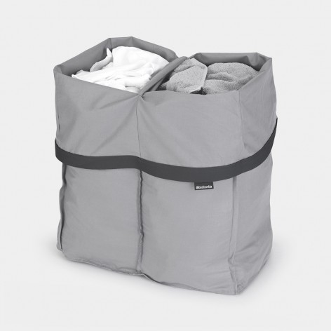Съемный мешок для белья Brabantia к бакам Bo Laundry Bin Hi 2 x 45 л, серый