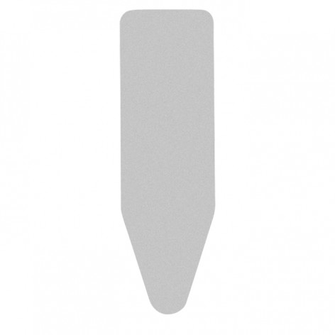 Чехол для гладильной доски Brabantia E, 135 x 49 см, хлопок, поролон 2 мм, металлизированный, серебро